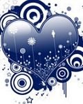 pic for Heart vector blue